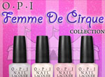 Web Banner for Ad O.P.I. Femme De Cirque collection